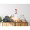 Tableau Premier vol d'Atlantis (Dimensions du tableau 22,5 x 42 cm, Finition Mate)