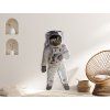 Tableau mural L'astronaute Buzz Aldrin (Dimensions du tableau 56 x 28 cm, Finition Mate)