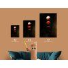 72993 2 obraz krvavy mesiac format du tableau a1 couleur du cadre sans cadre finition 3d