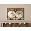 72999 4 mapa nova totius terrarum orbis format du tableau a1 couleur du cadre sans cadre finition 3d