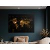 73029 4 mapa sveta v technologickom style format du tableau a1 couleur du cadre sans cadre finition 3d