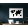 Minimalistická mapa sveta (Format du tableau A1, Couleur du cadre Sans cadre, Finition 3D)
