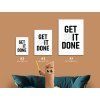 73083 2 motivacny obraz get shit done format du tableau a1 couleur du cadre sans cadre finition 3d