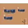Tableau Alpes italiennes (Dimensions du tableau 28 x 67,5 cm, Finition Mate)