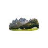 Tableau Dolomites italiennes (Dimensions du tableau 27 x 63 cm, Finition Mate)