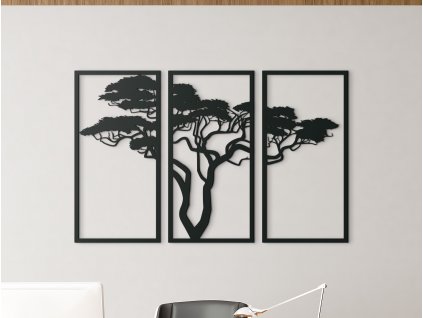 3-részes kép Afrikai fa