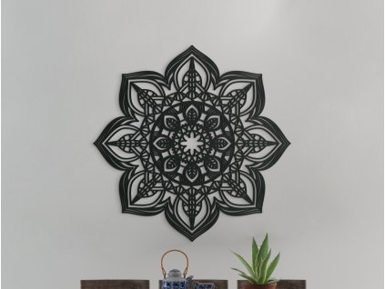Fa fali mandala Virág
