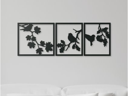 54036 1 tobbreszes kep madar triptichon