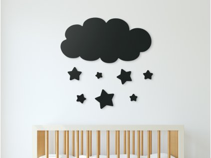 Gyerek matrica Felhő és csillagok