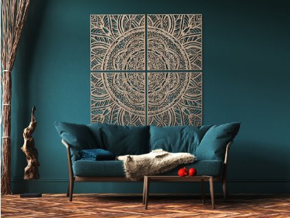 54498 6 tobbreszes fali mandala viragzas