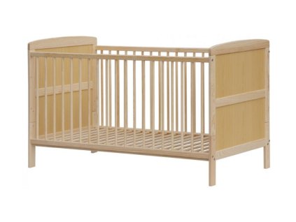 Kiságy Kasper 2in1, kivehető rácsokkal – borovi fenyőből, 140 x 70 cm