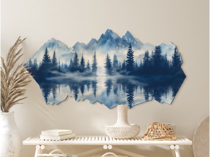 Obraz Ticho hory (Kép mérete 61,5 x 125 cm, Felületkezelés Lesklá)