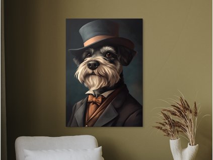 Obraz na stenu Bradáč aristokrat (A kép mérete A1, A keret színe Bez rámu, Felületkezelés 3D)