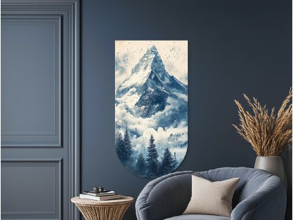 Obraz Pokoj pod Matterhornom (Kép mérete 130 x 68 cm, Felületkezelés 3D)