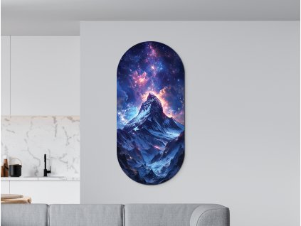 Obraz Nočná výšina (Kép mérete 135 x 63,5 cm, Felületkezelés 3D)