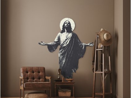 Obraz Spasiteľ sveta (Kép mérete 160 x 148 cm, Felületkezelés 3D)