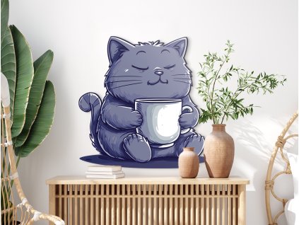 Obraz na stenu Mačacia siesta (Kép mérete 87,5 x 89 cm, Felületkezelés 3D)