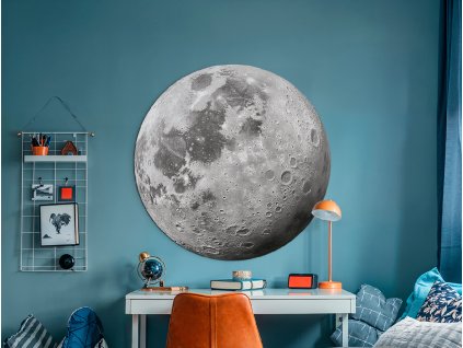 Dekorácia na stenu Obrí mesiac (Kép mérete 89 x 89 cm, Felületkezelés 3D)