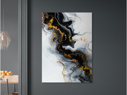 Mramorový obraz Rozptýlenie (A kép mérete A1, A keret színe Keret nélkül, Felületkezelés Matt)