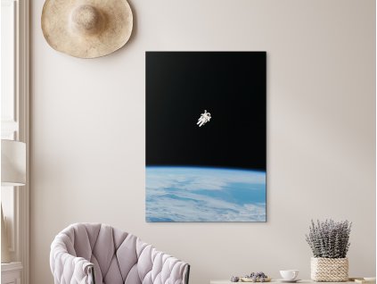 Obraz Astronaut Bruce McCandless II (A kép mérete A1, A keret színe Keret nélkül, Felületkezelés 3D)