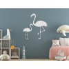 Fa matrica gyerekszobába Flamingók
