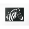 Fa falikép Zebra