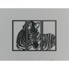 53676 6 3 reszes falikep zebra