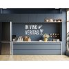 Fa dekoráció In vino veritas