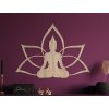 Fa fali dekoráció Buddha