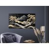 Minimalistický obraz Ticho hôr (Kép mérete 70 x 125 cm, Felületkezelés 3D)