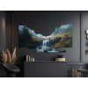Obraz Krajina s vodopádom (Kép mérete 65 x 125 cm, Felületkezelés 3D)
