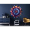 Kvetinová mandala Fialová múdrosť (Kép mérete 89 x 88 cm, Felületkezelés 3D)