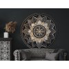 Kvetinová mandala Nočný ornament (Kép mérete 89 x 89 cm, Felületkezelés 3D)