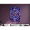 Kvetinová mandala Harmónia bytia (A kép mérete A1, A keret színe Bez rámu, Felületkezelés 3D)