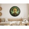 Okrúhly Strom života Yggdrasil (Kép mérete 85,5 x 89 cm, Felületkezelés 3D)