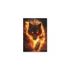 Obraz Plameň beštie (A kép mérete A1, A keret színe Bez rámu, Felületkezelés 3D)