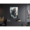 Obraz Medveď severu (A kép mérete A1, A keret színe Bez rámu, Felületkezelés 3D)