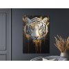Obraz Očami bieleho tigra (A kép mérete A1, A keret színe Bez rámu, Felületkezelés 3D)