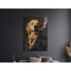 Obraz Zlatý retriever s charizmou (A kép mérete A1, A keret színe Bez rámu, Felületkezelés 3D)