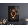Obraz Vlčiak z tieňa podzemia (A kép mérete A1, A keret színe Bez rámu, Felületkezelés 3D)