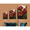 Obraz Mozaika vášnivých ruží (A kép mérete A1, A keret színe Bez rámu, Felületkezelés 3D)