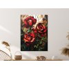 Obraz Mozaika vášnivých ruží (A kép mérete A1, A keret színe Bez rámu, Felületkezelés 3D)