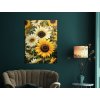 Obraz Maľované slnečnice (A kép mérete A1, A keret színe Bez rámu, Felületkezelés 3D)