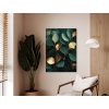 Obraz Zlatý eukalyptus (A kép mérete A1, A keret színe Bez rámu, Felületkezelés 3D)