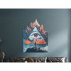 Moderný obraz Vševidiace oko (Kép mérete 105 x 78 cm, Felületkezelés 3D)