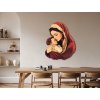 Obraz Matka s malým Ježiškom (Kép mérete 100 x 80 cm, Felületkezelés 3D)