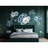 Obraz Modré kvety (Kép mérete 96 x 145,5 cm, Felületkezelés Lesklá)