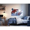 Obraz na stenu Jazda snowboardistu (Kép mérete 67 x 105 cm, Felületkezelés 3D)