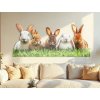 Obraz na stenu Zajace (Kép mérete 60 x 42,5 cm, Felületkezelés 3D)