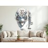 Obraz Biely tiger (Kép mérete 100 x 79 cm, Felületkezelés 3D)
